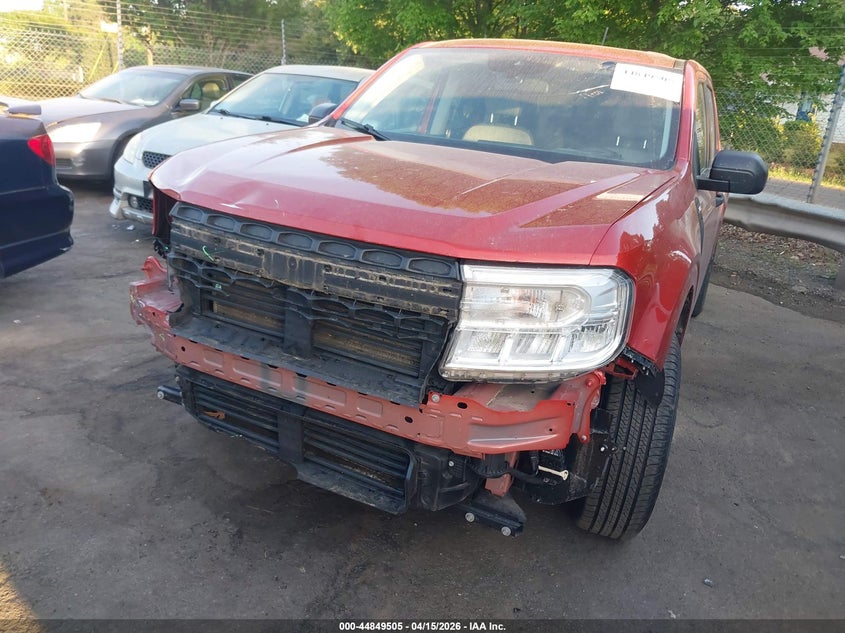 2022 Ford Maverick 2.5 Xlt red Lot 111044849505 Vin 3FTTW8E33NRA18660