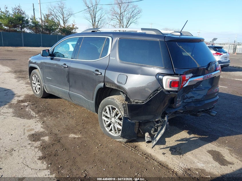 2017 Gmc Acadia 3.6 Sle-2 grey Lot 111044849516 Vin 1GKKNSLS2HZ297741