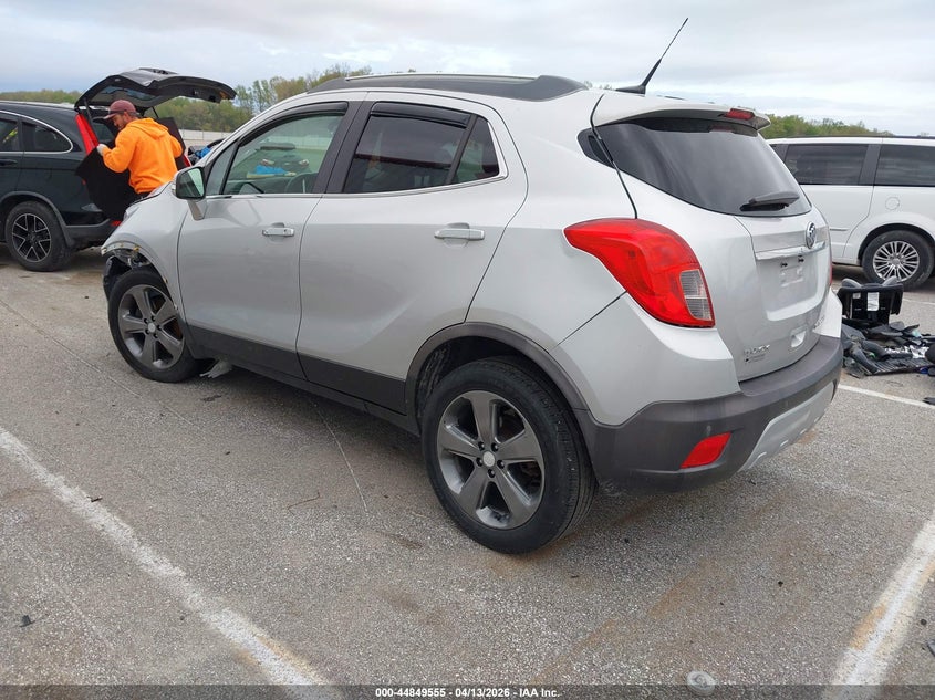Vin: kl4cjdsbxeb544804, lot: 45346863, buick encore premium 20143