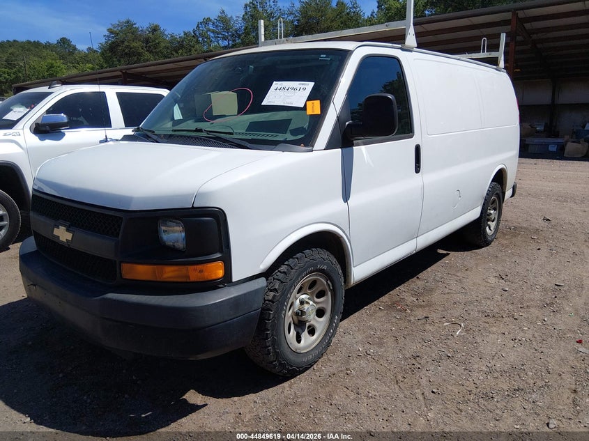 Vin: 1gcsgafx9d1172574, lot: 45346926, chevrolet express 1500 work van 20132