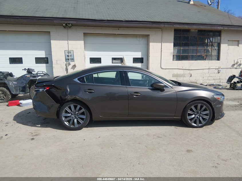 2018 Mazda 6 2.5 Touring grey Lot 111044849687 Vin JM1GL1VM0J1308241