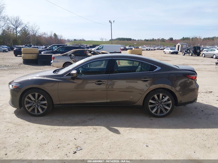 2018 Mazda 6 2.5 Touring grey Lot 111044849687 Vin JM1GL1VM0J1308241
