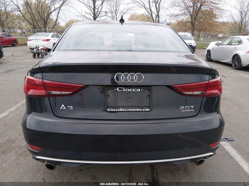 2018 Audi A3 2.0T Premium VIN: WAUB8GFF0J1054770 Lot: 44849694