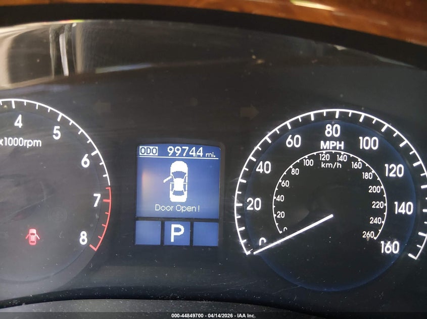 2009 Hyundai Genesis 3.8 VIN: KMHGC46E49U043581 Lot: 44849700