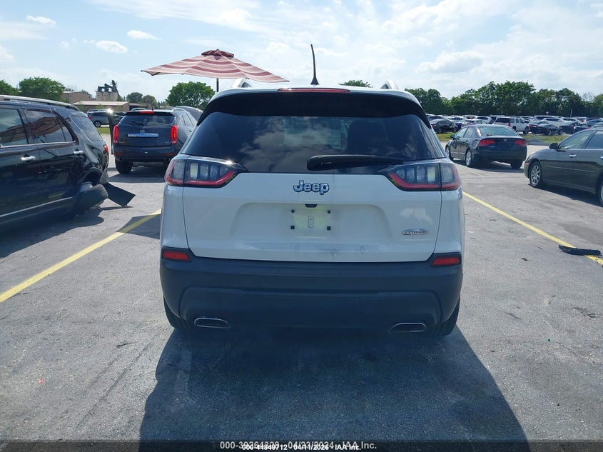 2019 Jeep Cherokee 16.0 Latitude Plus Fwd white Lot 111044849712 Vin 1C4PJLLN4KD147633