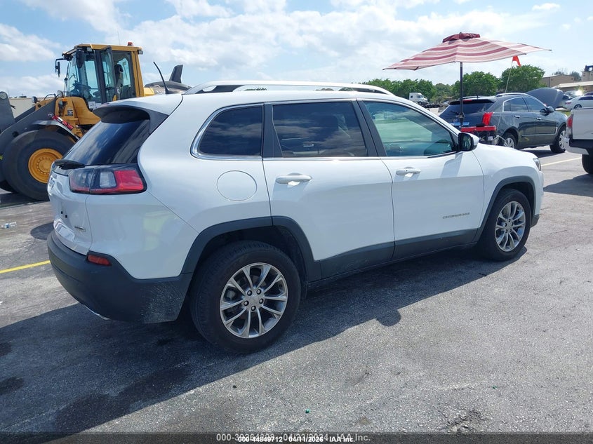2019 Jeep Cherokee 16.0 Latitude Plus Fwd white Lot 111044849712 Vin 1C4PJLLN4KD147633