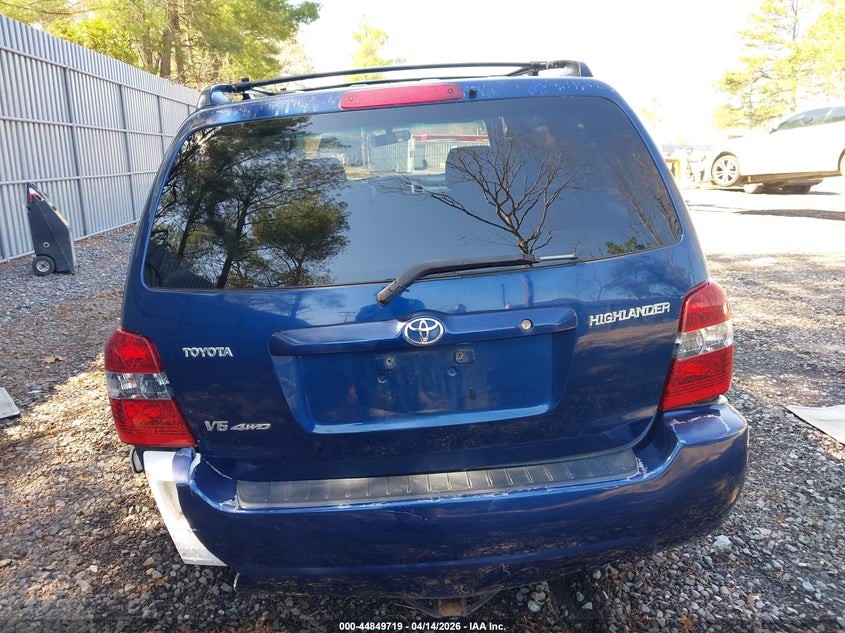 2004 Toyota Highlander V6 VIN: JTEEP21A740002771 Lot: 44849719