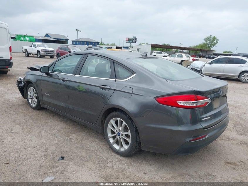 2019 Ford Fusion 2.0 Hybrid Se grey Lot 111044849728 Vin 3FA6P0LU2KR139804