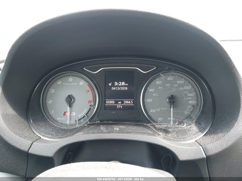 2016 Audi S3 2.0T Premium Plus VIN: WAUB1GFF0G1100739 Lot: 44849764