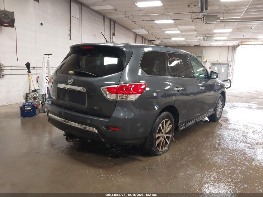 2014 Nissan Pathfinder 3.5 S grey Lot 111044849778 Vin 5N1AR2MM3EC708618