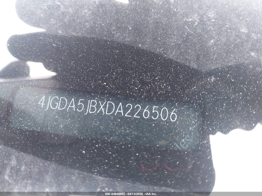 2013 Mercedes-Benz Ml 350 VIN: 4JGDA5JBXDA226506 Lot: 44849802