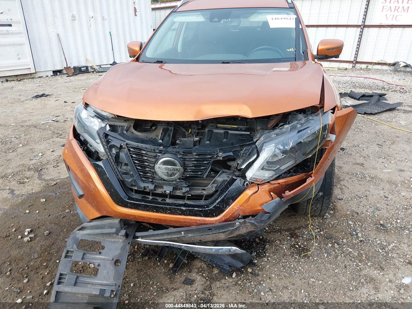 2019 Nissan Rogue 2.5 Sv orange Lot 111044849843 Vin 5N1AT2MT2KC835932