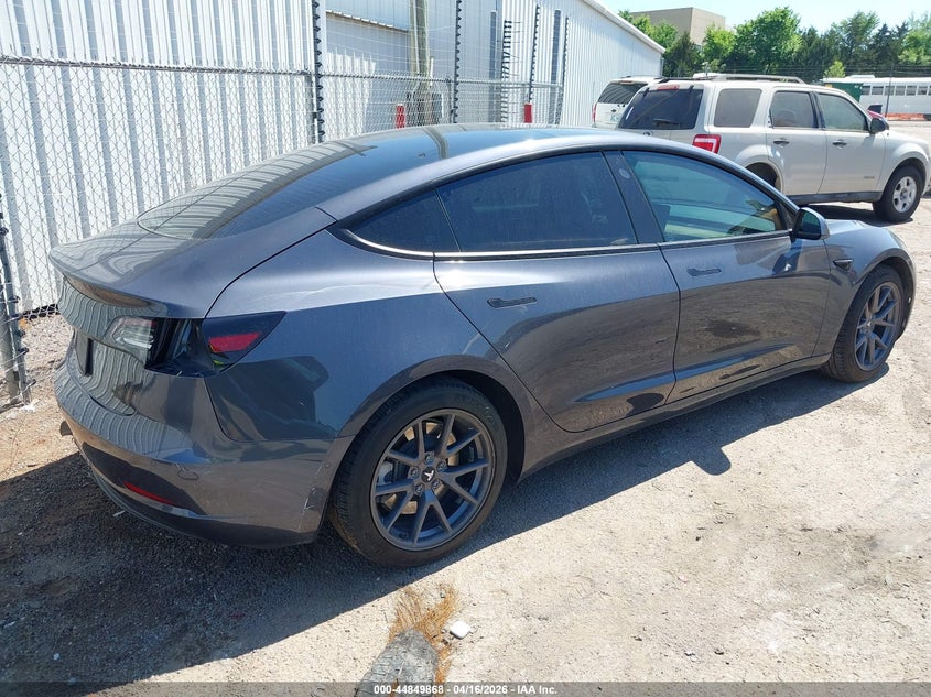 2021 Tesla Model 3 Standard Range Plus Rear-Wheel Drive grey Lot 111044849868 Vin 5YJ3E1EA6MF994702