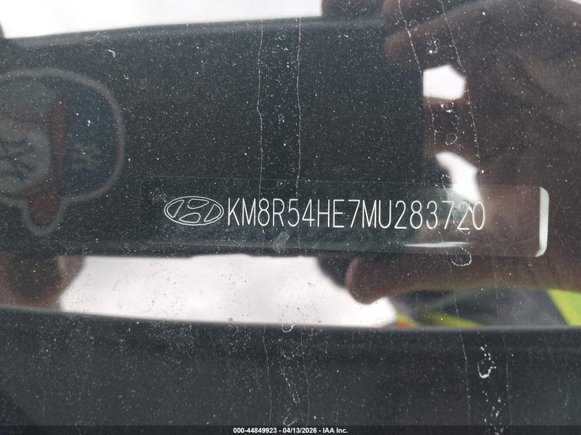 2021 Hyundai Palisade Limited VIN: KM8R54HE7MU283720 Lot: 44849923