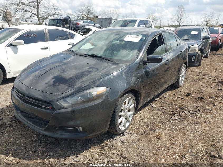 2013 Dodge Dart 2.0 Sxt black Lot 111044849960 Vin 1C3CDFBA4DD343360