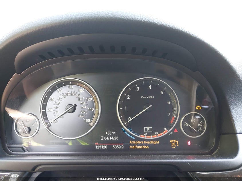 2015 BMW 528I VIN: WBA5A5C54FD513287 Lot: 44849971