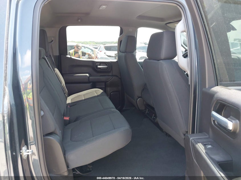 2021 Chevrolet Silverado 5.3 1500 4Wd Short Bed Custom Trail Boss grey Lot 111044849978 Vin 3GCPYCEF0MG191636