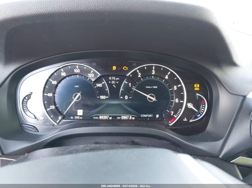 2019 BMW X4 xDrive30I VIN: 5UXUJ3C51KLG55827 Lot: 44849995