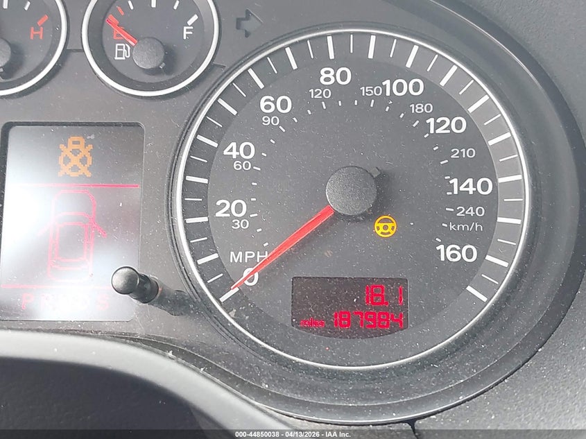 2007 Audi A3 2.0T VIN: WAUNF78P97A169854 Lot: 44850038