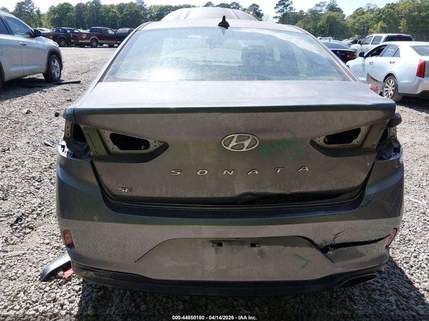 2019 Hyundai Sonata 2.4 Se silver Lot 111044850180 Vin 5NPE24AF7KH798044