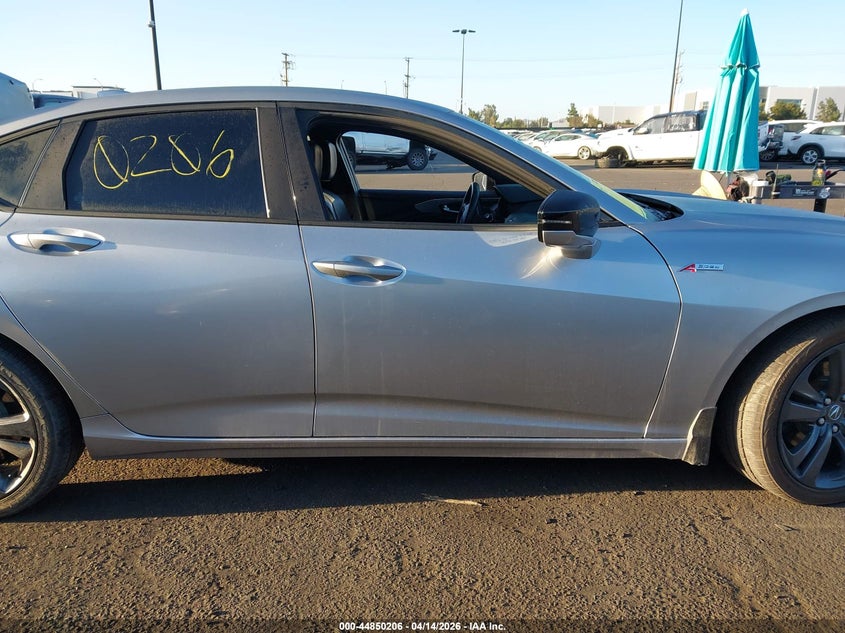 2021 Acura Tlx A-Spec Package VIN: 19UUB5F57MA016080 Lot: 44850206