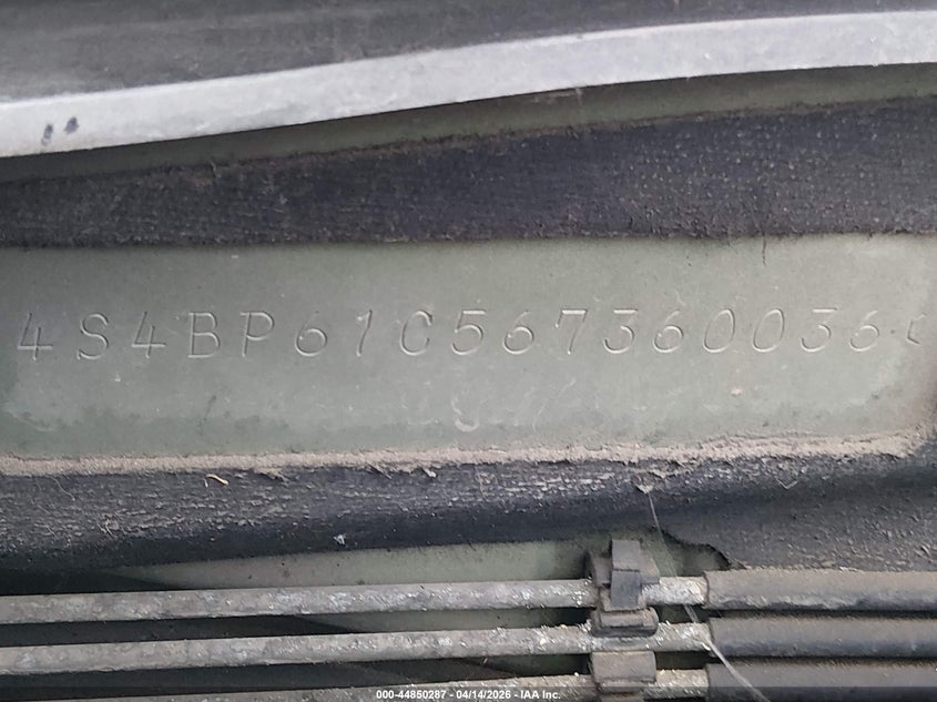 2006 Subaru Outback 2.5I VIN: 4S4BP61C567360036 Lot: 44850287