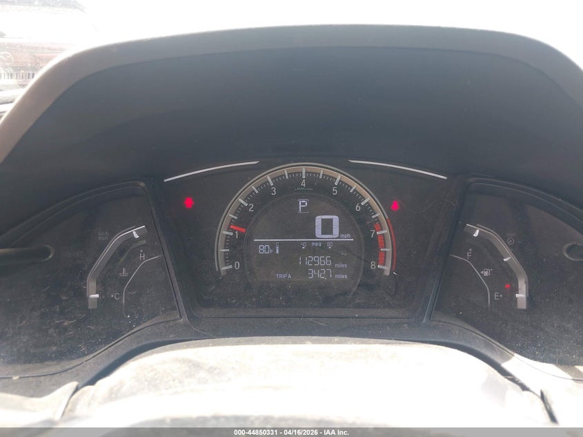 2018 Honda Civic 2.0 Lx white Lot 111044850331 Vin 2HGFC2F52JH519808