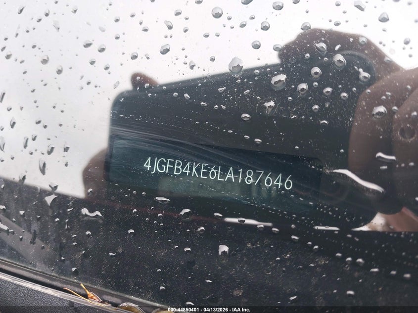 2020 Mercedes-Benz Gle 350 4Matic VIN: 4JGFB4KE6LA187646 Lot: 44850401