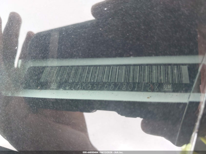 2006 Chevrolet Cobalt Ls VIN: 1G1AK55F667801128 Lot: 44850464