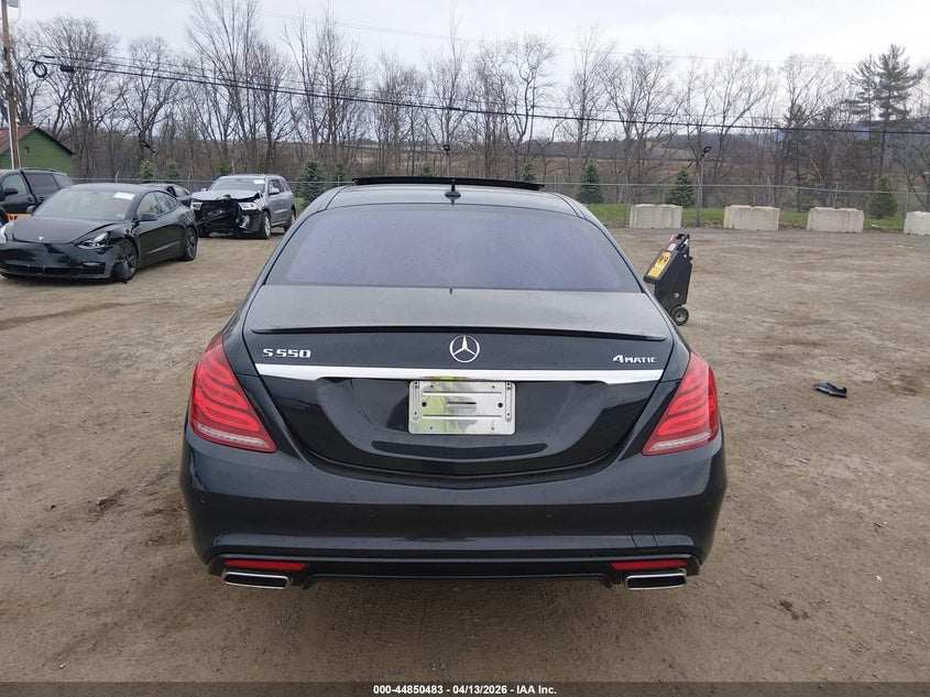 2015 Mercedes-Benz S 550 4Matic VIN: WDDUG8FB1FA096167 Lot: 44850483