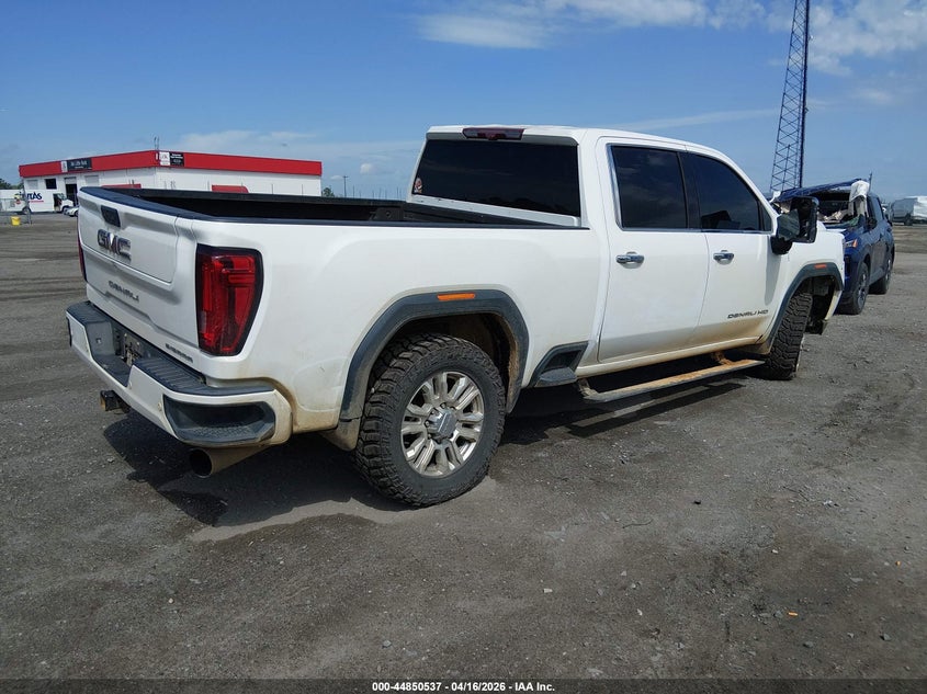 2021 Gmc SIERRA 2500Hd 4Wd Standard Bed Denali white Lot 111044850537 Vin 1GT49REY2MF129063