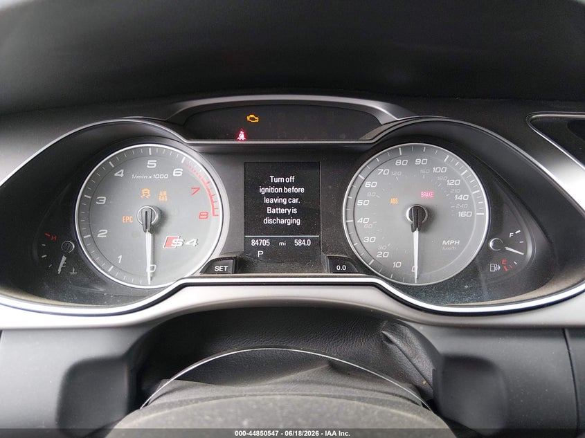 2014 Audi S4 3.0T Premium Plus VIN: WAUBGAFL1EA072478 Lot: 44850547