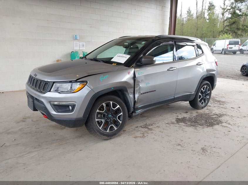 Vin: 3c4njddb8lt151598, lot: 45347902, jeep compass trailhawk 4x4 20202