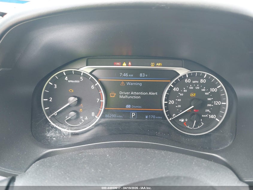 2022 Nissan Altima Sr Fwd VIN: 1N4BL4CV2NN389870 Lot: 44850617