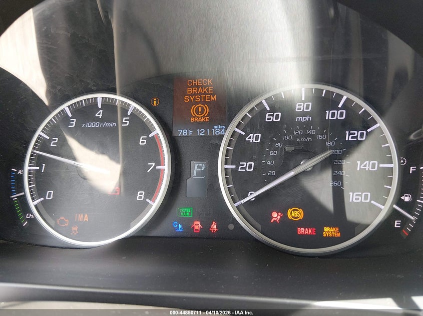 2013 Acura Ilx Hybrid 1.5L VIN: 19VDE3F79DE301980 Lot: 44850711