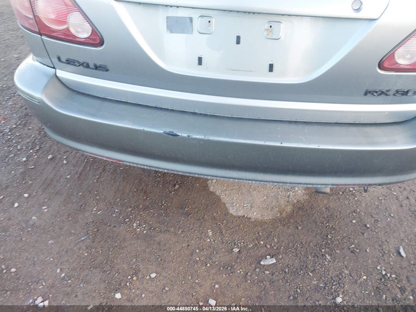 2000 Lexus Rx 300 VIN: JT6GF10U7Y0076811 Lot: 44850745