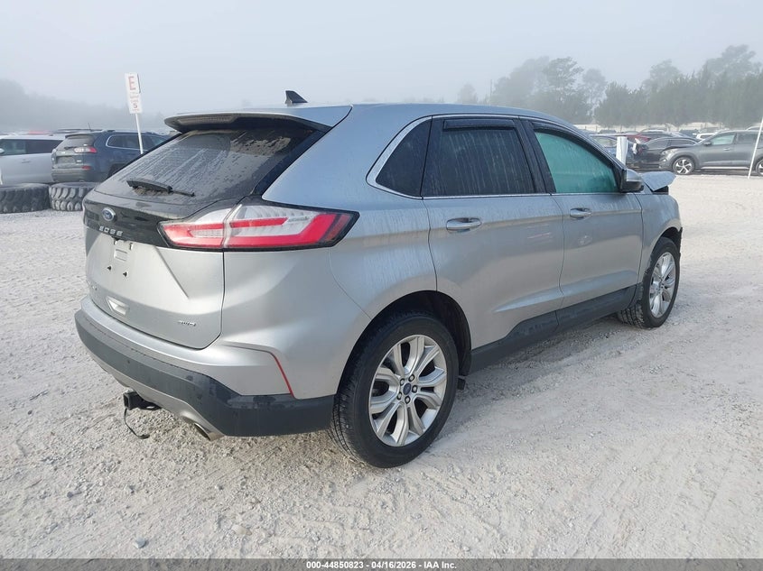 2022 Ford Edge 2.0 Titanium Silver Lot 111044850823 Vin 2FMPK4K97NBA45577