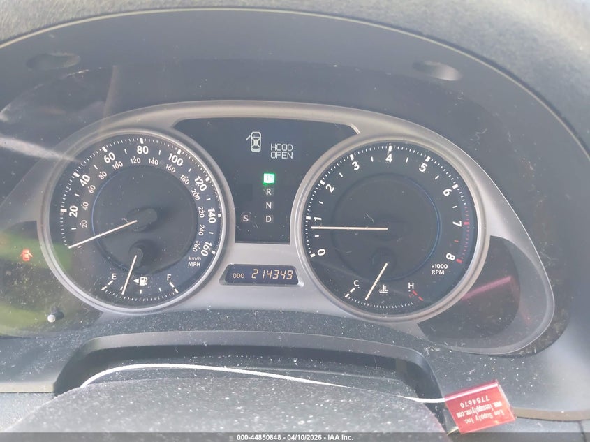 2009 Lexus Is 350 VIN: JTHBE262692017366 Lot: 44850848