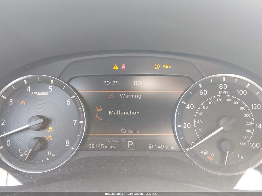 2021 Infiniti Qx50 Luxe VIN: 3PCAJ5BA8MF107759 Lot: 44850857