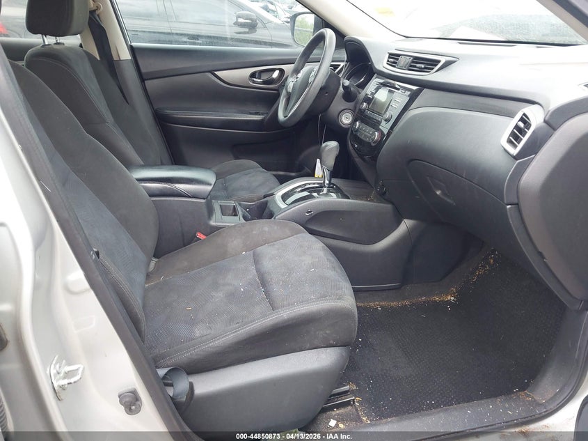 2015 Nissan Rogue 2.5 Silver Lot 111044850873 Vin KNMAT2MT9FP551118