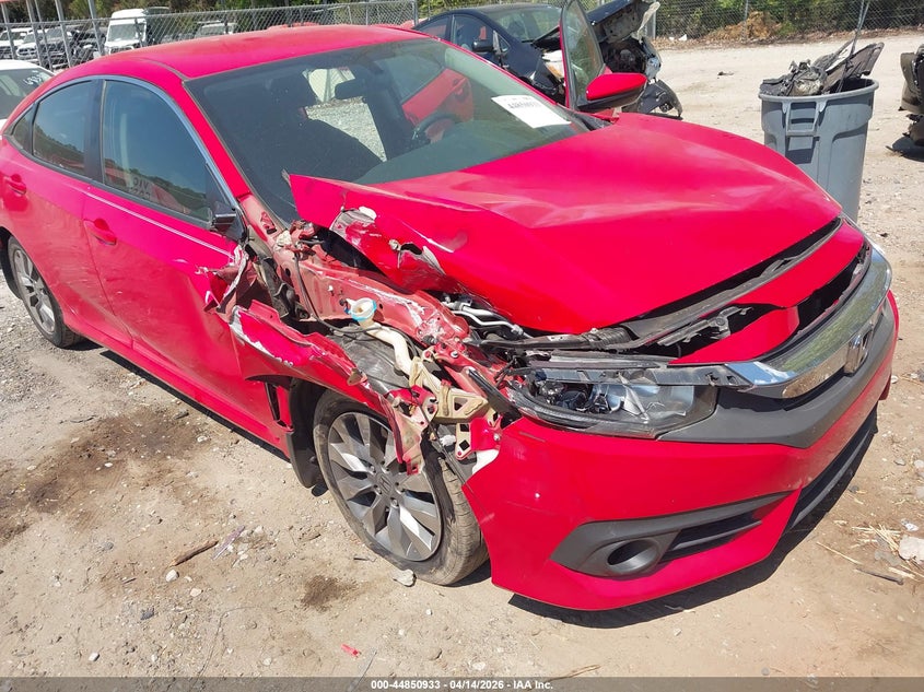 2016 Honda Civic 2.0 Lx red Lot 111044850933 Vin 2HGFC2F55GH562449