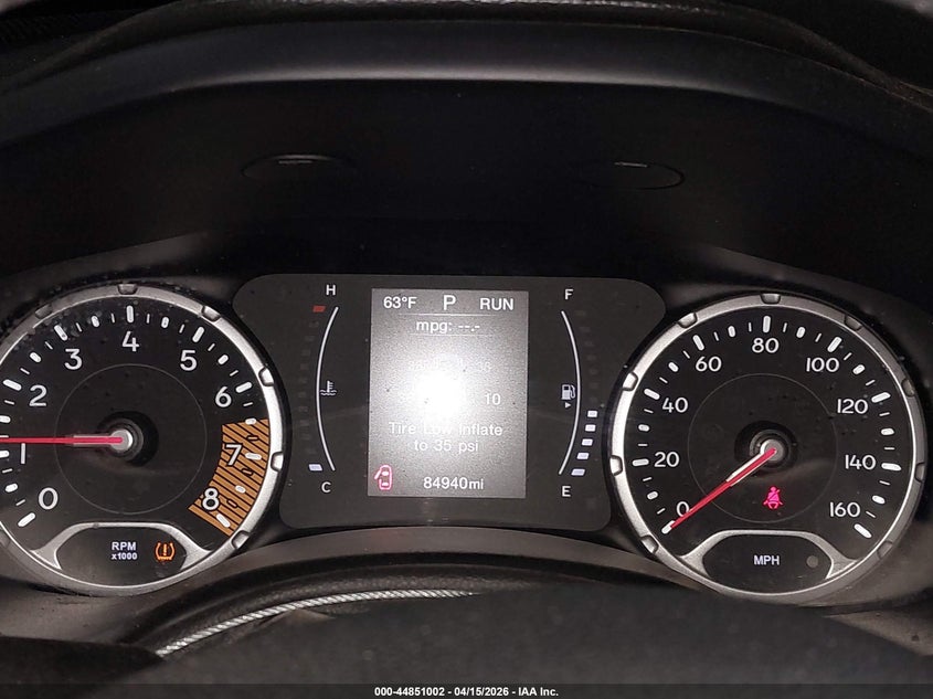 2020 Jeep Renegade Latitude Fwd VIN: ZACNJABB1LPL62664 Lot: 44851002