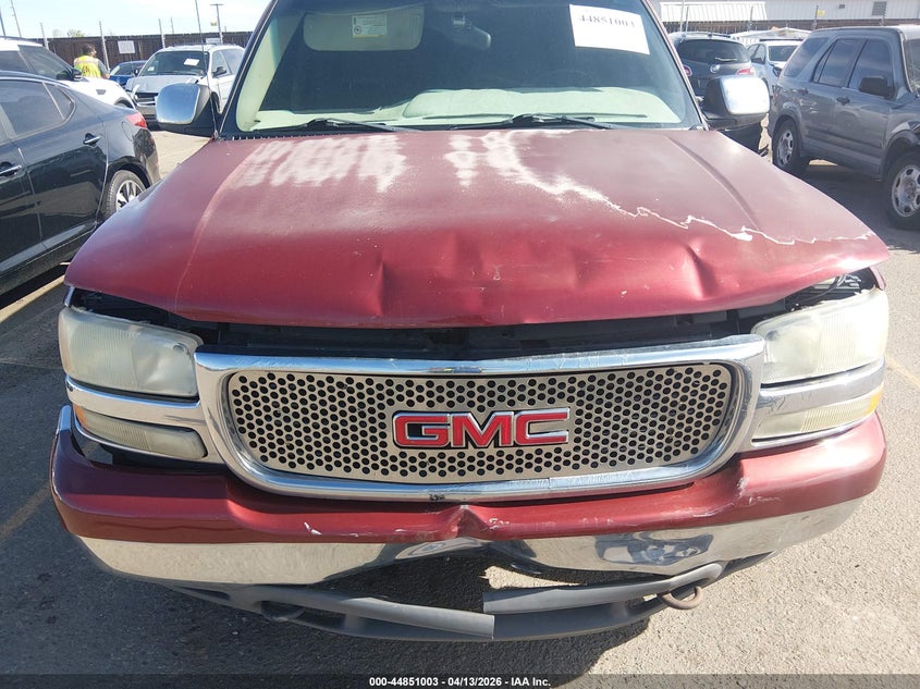 2002 GMC Yukon Sle VIN: 1GKEK13Z22J317442 Lot: 44851003