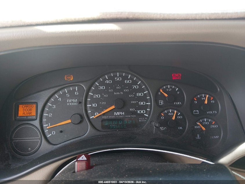 2002 GMC Yukon Sle VIN: 1GKEK13Z22J317442 Lot: 44851003