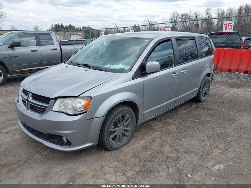 2019 Dodge Caravan 3.6 Grand Gt silver Lot 111044851078 Vin 2C4RDGEG5KR676124