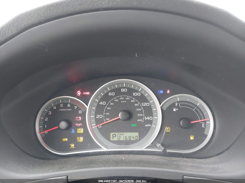 2008 Subaru Impreza Outback Sport VIN: JF1GH63628H827317 Lot: 44851107