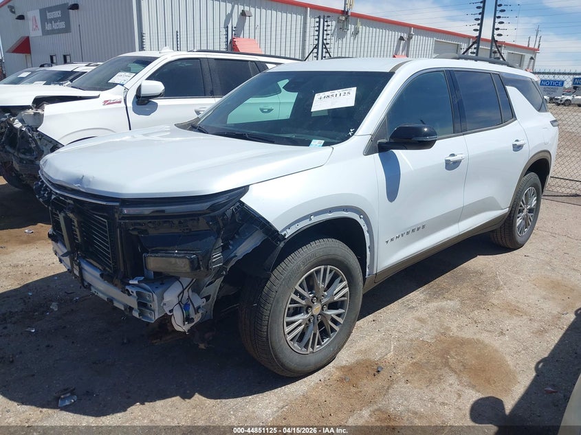 2026 Chevrolet Traverse 2.5 Fwd Lt white Lot 111044851125 Vin 1GNERGKSXTJ190141