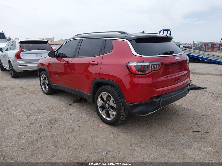 Vin: 3c4njccb4lt165977, lot: 45348451, jeep compass limited fwd 20203