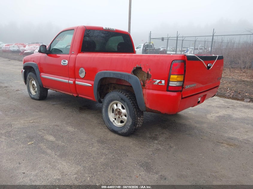 2002 GMC Sierra 1500 Sl/Sle/Standard