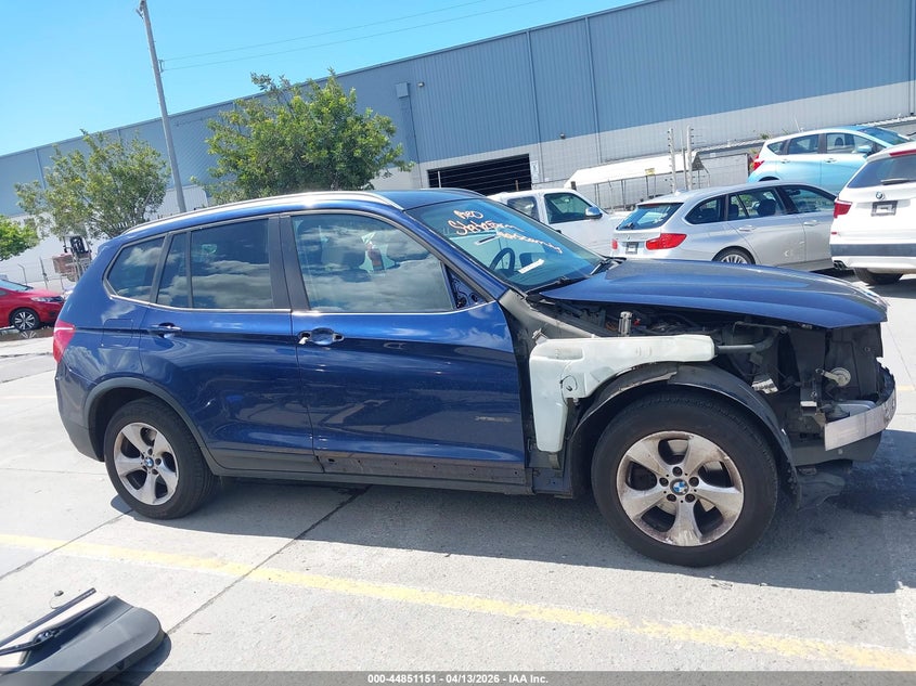 2012 BMW X3 xDrive28I VIN: 5UXWX5C52CL717317 Lot: 44851151